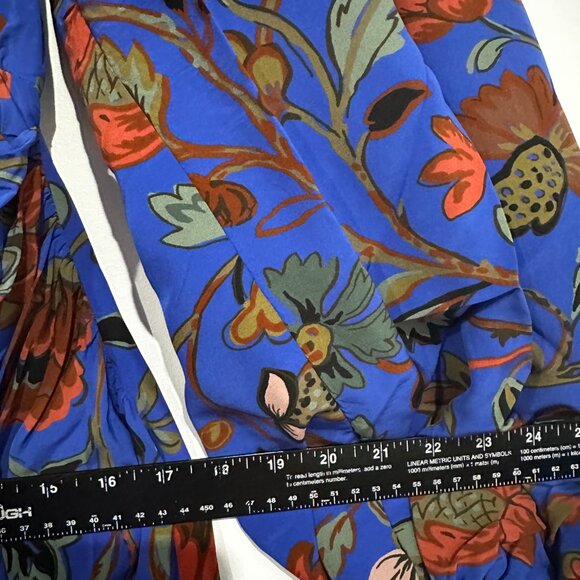 RHODE Blue Floral Mini Dress - Picture 9 of 14